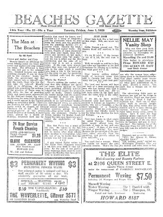 Newspaper in black and white print