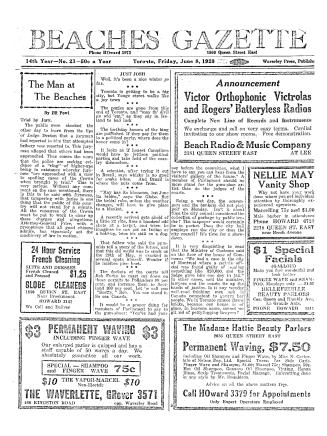 Newspaper in black and white print