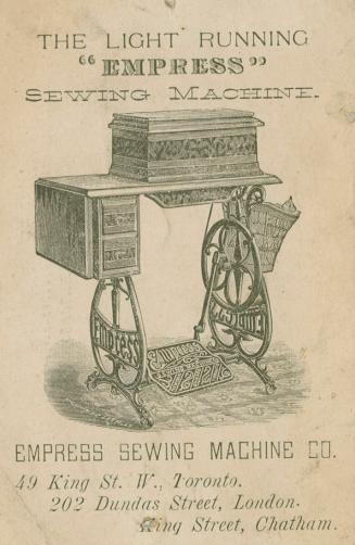 The light running "Empress" sewing machine