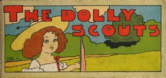 book cover: image of a doll with brown hair in a hat. 