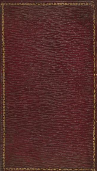 book cover: brown with gilded embossing along the edges