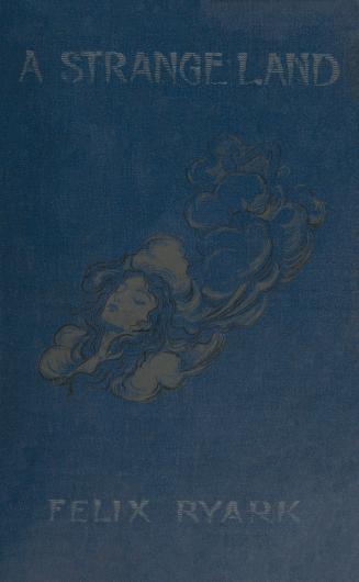 Book cover: Dark blue with title and author in faint grey text. A sleeping woman's face with lo ...