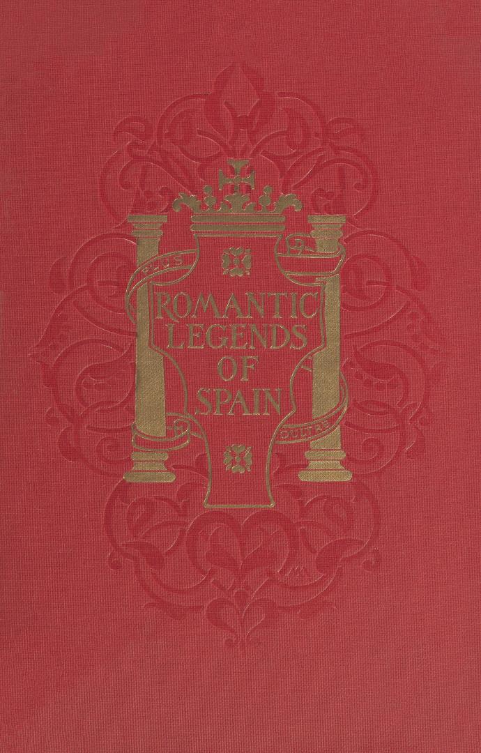 Book cover: Red cloth cover with title information in gilt design. 