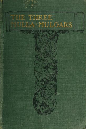 Book cover: Green cloth with gold text. A black illustration of three monkeys climbing up a fru ...
