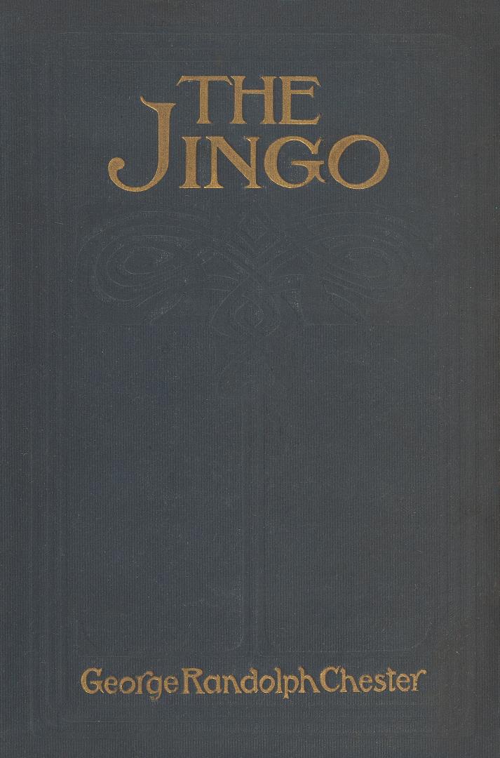 Book cover: dark blue cloth embossed with Art Nouveau decoration. Title and author stamped in g ...
