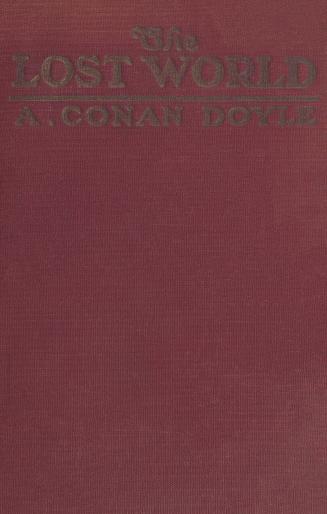 Book cover: red cloth with title and "A. Conan Doyle" in brown.